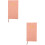 2Pcs Pink Academic Planner Notebook Portable Convenient Home Organizer 7