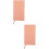 2Pcs Pink Academic Planner Notebook Portable Convenient Home Organizer 8