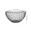 2Pcs Black Metal Fruit Basket for Fruit, Snack and Vegetable Storage 2