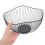 2Pcs Black Metal Fruit Basket for Fruit, Snack and Vegetable Storage 6