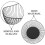 2Pcs Black Metal Fruit Basket for Fruit, Snack and Vegetable Storage 7