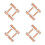 8Pcs Solid Wood Double-Head Pizza Dough Roller Nonstick Baking Tool 5