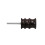 2Pcs Burnisher Drill Set Brown Wood Handle Edge Slicker Tools 2