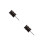 2Pcs Burnisher Drill Set Brown Wood Handle Edge Slicker Tools 6