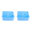 2Pcs Multifunctional Sky-Blue Plastic Craft Organizer Caddy for Kids 5
