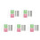 5Sets Ultrafine Mesh Speaker Covers Universal Phone Protector Stickers 5