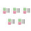 5Sets Ultrafine Mesh Speaker Covers Universal Phone Protector Stickers 6