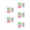 5Sets Ultrafine Mesh Speaker Covers Universal Phone Protector Stickers 7