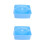 2Pcs Multifunctional Sky-Blue Plastic Craft Organizer Caddy for Kids 9