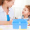 2Pcs Multifunctional Sky-Blue Plastic Craft Organizer Caddy for Kids 11