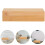 5Pcs Khaki Solid Wood Storage Boxes with Lid for Jewelry and Crafts 10