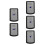 5Pcs Multi Car Audio Polarity Tester Speaker Phase Meter Horn Tester 6