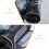 2Pcs Spacious Black PU Motorcycle Tool Bags Easy Installation 6