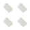 4Pcs White Ceramic Inkwell Multi-Function Ink Dish for Calligraphy Art 7