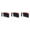 3Pcs Black Car Trash Cans Insert Auto Seat Garbage Storage Bin 8