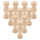 50Pcs Solid Wood Small Roman Column Pillars Khaki for Indoor Staircase 2
