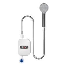 Water Heater Thermostatic Shower Set Temperature Bathroom Waterproof Instant Water Heating Machine US Plug