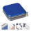 2Pcs Blue Portable Cd Storage Case Large Capacity Zippered Disc Holder 7