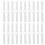 80Pcs White Plastic Vertical Blind Fixing Holders for Curtain Repair 2