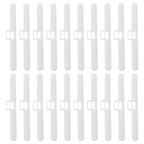 80Pcs White Plastic Vertical Blind Fixing Holders for Curtain Repair 1