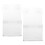 4Pcs Clear Acrylic Wall Mounted Document and Pamphlet Holder 2