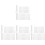 80Pcs White Plastic Vertical Blind Fixing Holders for Curtain Repair 3