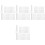 80Pcs White Plastic Vertical Blind Fixing Holders for Curtain Repair 4