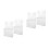 4Pcs Clear Acrylic Wall Mounted Document and Pamphlet Holder 6
