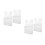 4Pcs Clear Acrylic Wall Mounted Document and Pamphlet Holder 7