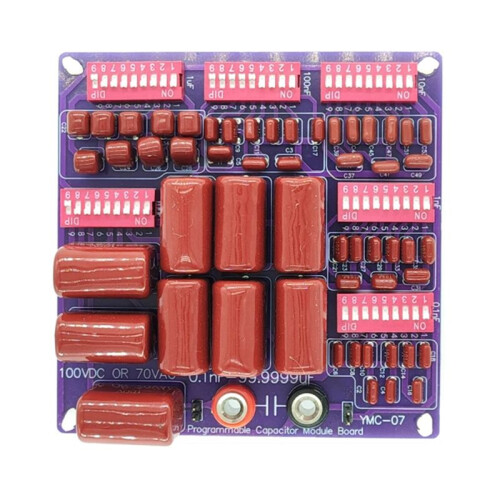 0.1nF to 99.9999uF Step Six Decade Programmable Capacitor Board Polypropylene Film Capacitor Board
