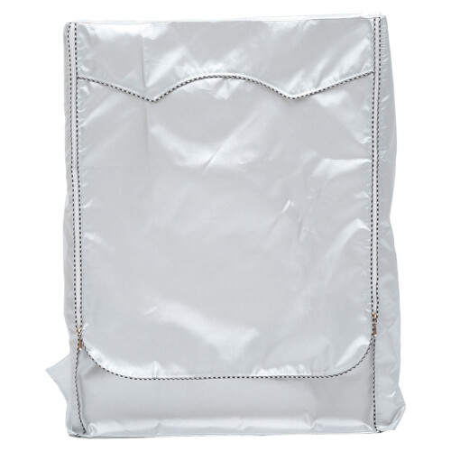 2Pcs Washer and Dryer Cover Silver Easy Installation Laundry Protector 1
