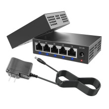 5 Port Gigabit Industrial 1000Mbps Network Ethernet Home Splitter Office Network Distributor US Plug