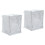 2Pcs Washer and Dryer Cover Silver Easy Installation Laundry Protector 6