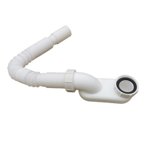 4Pcs Adjustable Plastic Bathtub Drain Pipe Kit for Shower and Sink Use 1