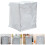 2Pcs Washer and Dryer Cover Silver Easy Installation Laundry Protector 10