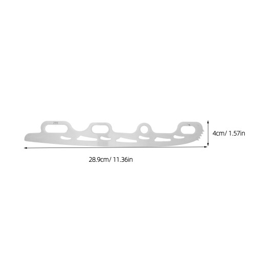 1Pair Professional Silver Stainless Steel Ice Skate Replacement 1