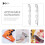 1Pair Professional Silver Stainless Steel Ice Skate Replacement 10