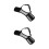 2Pcs Black PVC Mesh Dog Muzzle for Anti-Bite and Chewing Protection 6