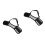 2Pcs Black PVC Mesh Dog Muzzle for Anti-Bite and Chewing Protection 7