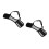 2Pcs Black PVC Mesh Dog Muzzle for Anti-Bite and Chewing Protection 8