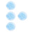 4Pcs Sky-Blue Canopy Bed Net Soft Mesh 4