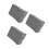 3Pcs Universal Grey Sewing Machine Covers with Side Pockets Organizer 4
