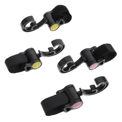 8Pièces Crochets De Suspension Poussette ABS Rouge Multi-Usage 1