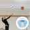 3Pcs Soft PU Volleyballs Official Size 5 Indoor Training 7