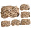 8pcs Handmade Woven Napkin Rings Decorative Holders for Dining Table Party Wedding Holiday Event Table Setting Rustic 1