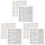 3Sets Flat Back Self Adhesive Pearls Rhinestone Stickers for Craft Use 4
