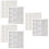 3Sets Flat Back Self Adhesive Pearls Rhinestone Stickers for Craft Use 8