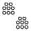 16Sets Black Impact Wrench Retainer Rings High Precision Socket Clips 4