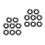 16Sets Black Impact Wrench Retainer Rings High Precision Socket Clips 5