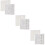 3Sets Flat Back Self Adhesive Pearls Rhinestone Stickers for Craft Use 10